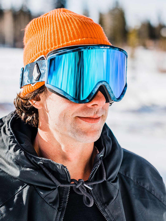 Yae Lagoon Tie-Dye Goggle - Blue Chrome