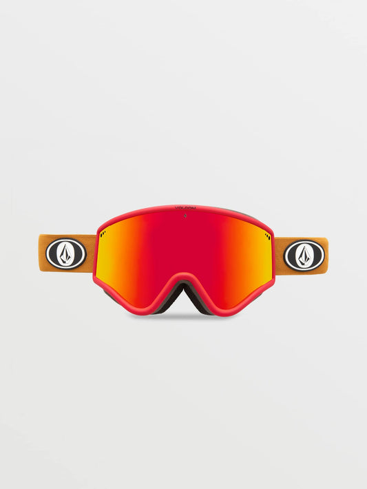 Yae Red/Charamel Goggle - Red Chrome