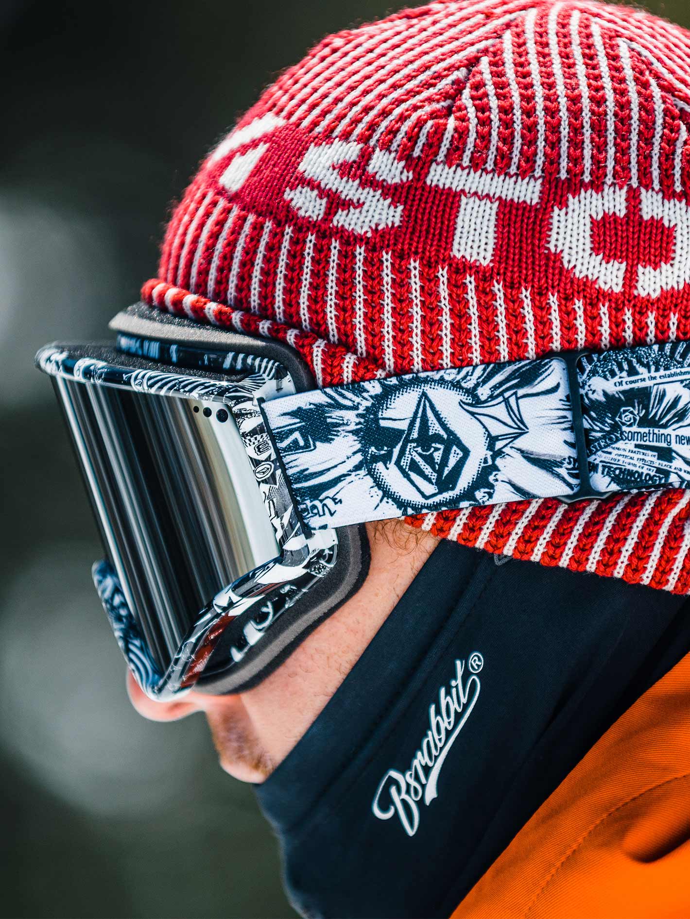 Yae Op Art Goggle - Silver Chrome