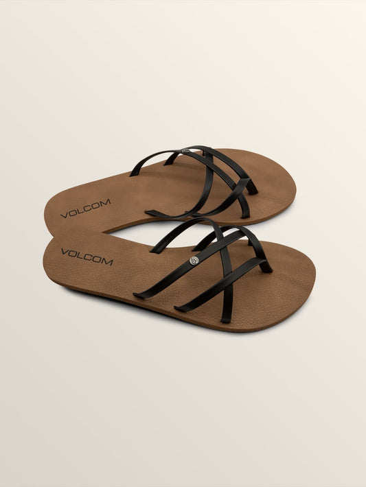New School Sandals - Black