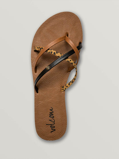 New School Sandals - Cheetah
