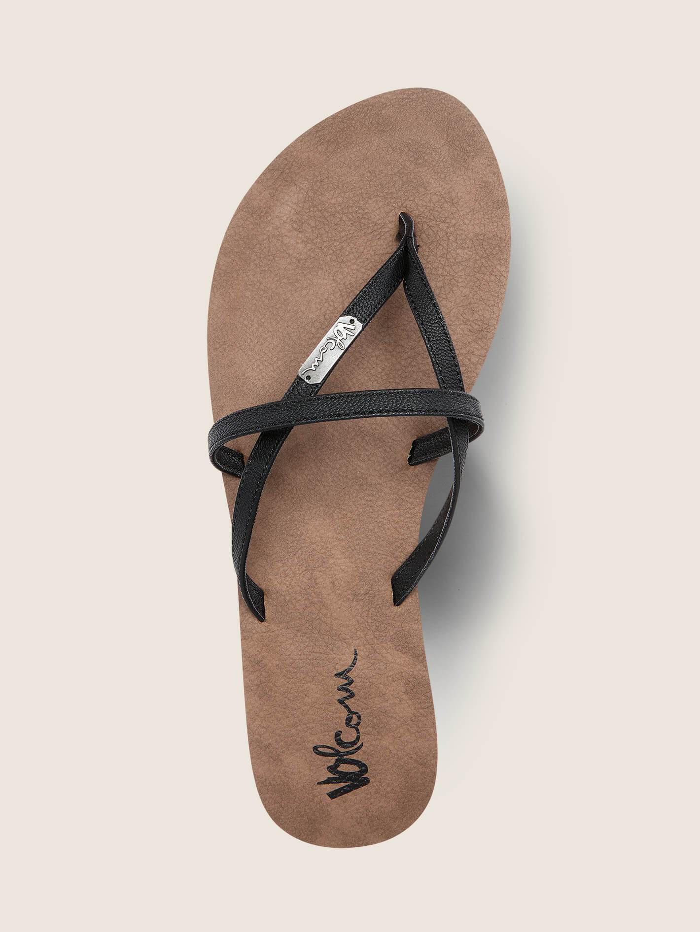 All Night Long Sandals - Black