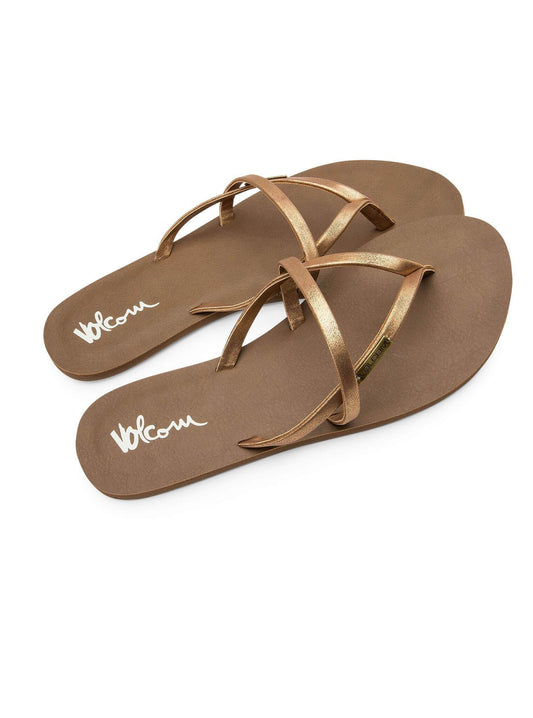 All Night Long Sandals - Bronze