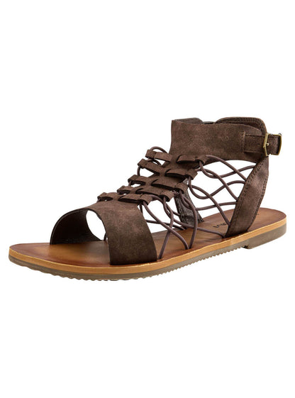 Caged Bird Sandals - Brown