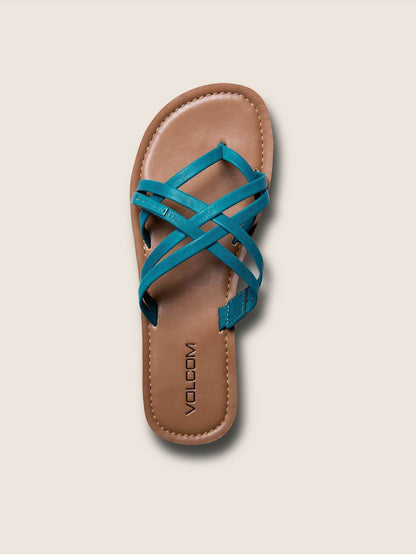 Strap Happy Sandals - Teal