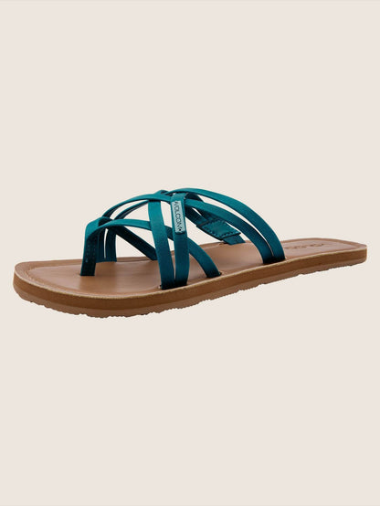 Strap Happy Sandals - Teal