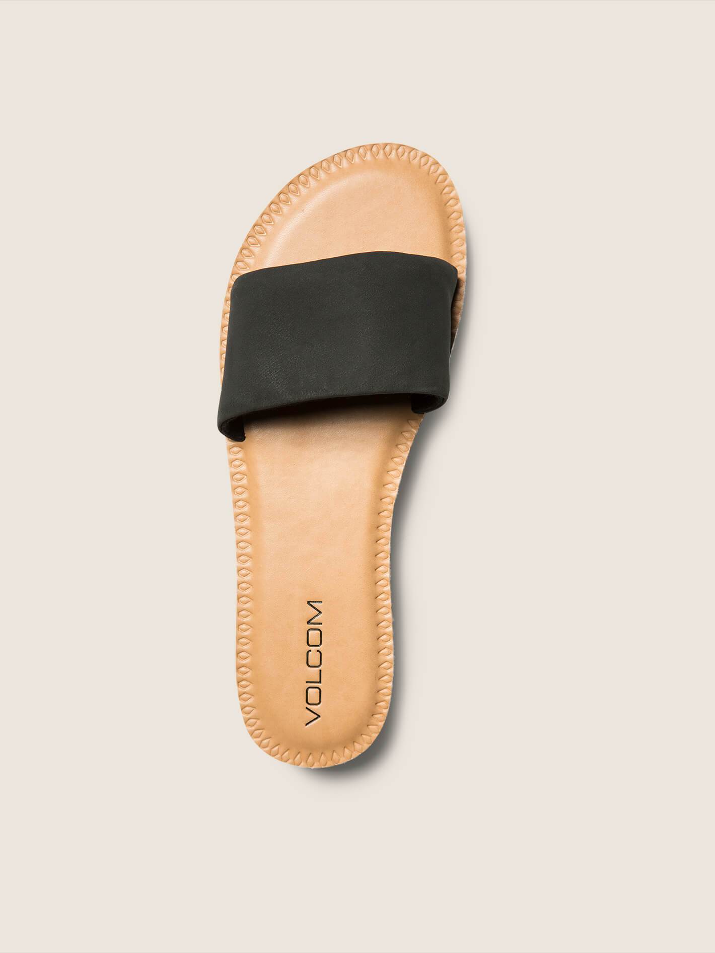 Simple Slide Sandals - Black