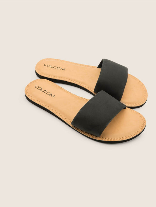 Simple Slide Sandals - Black