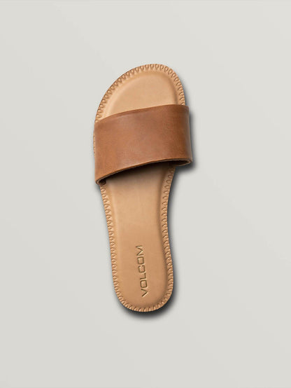 Simple Slide Sandals - Tan