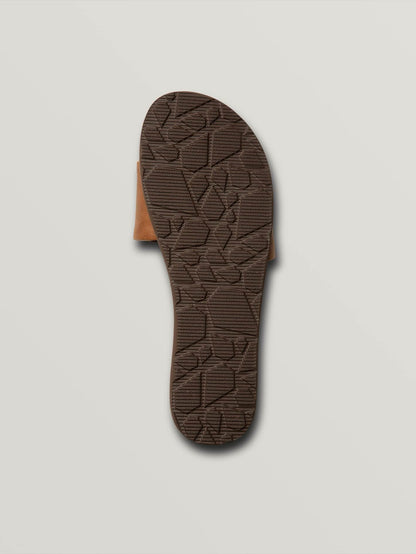 Simple Slide Sandals - Tan