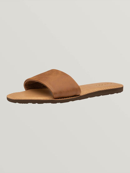 Simple Slide Sandals - Tan