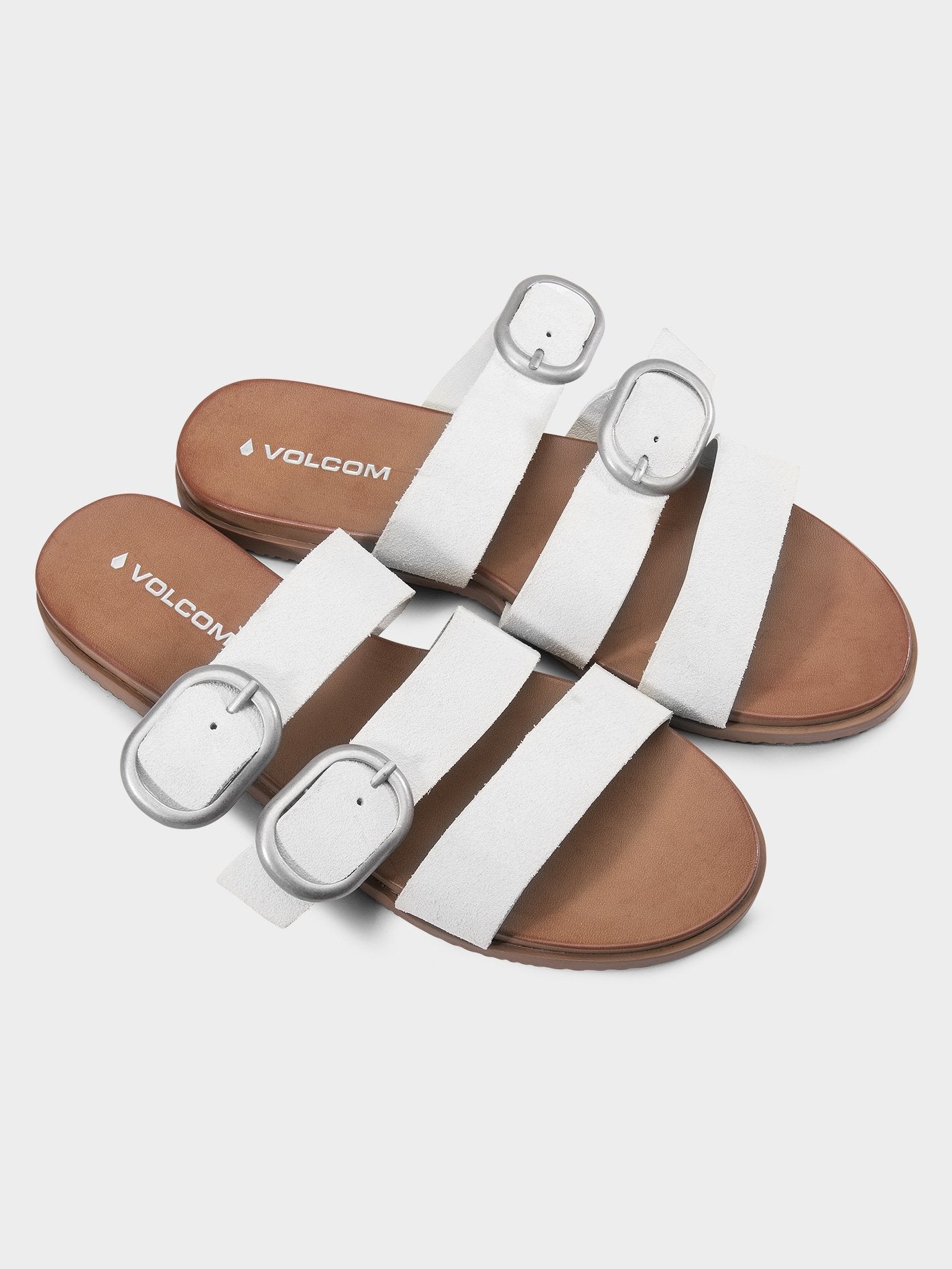 Buckle Up Sandals  - Bone