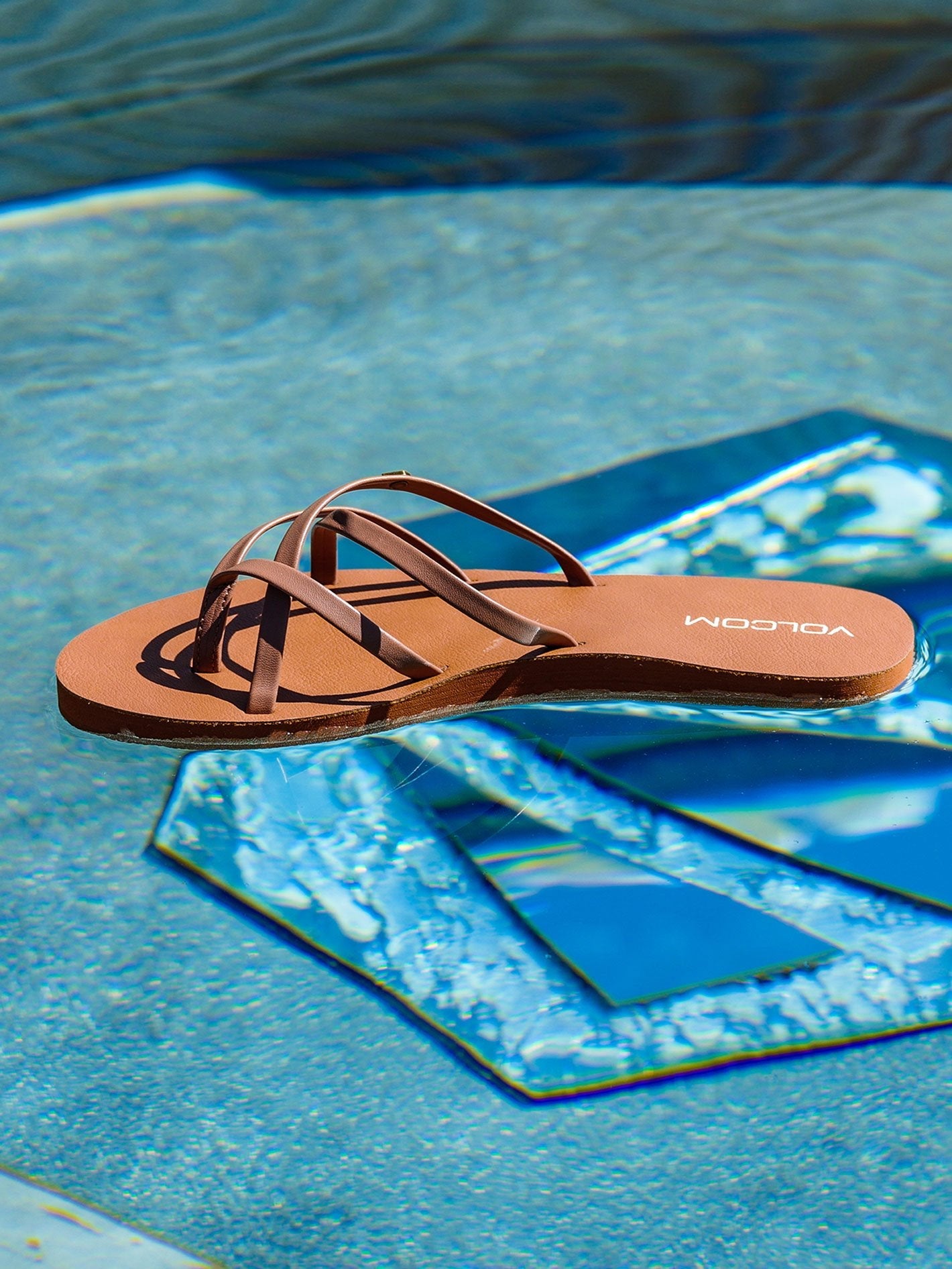 New School Ii Sandals - COGNAC