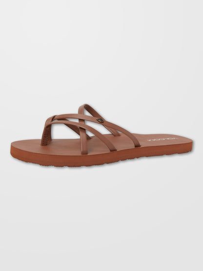 New School Ii Sandals - COGNAC
