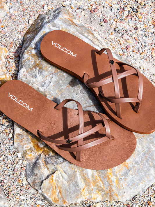 New School Ii Sandals - COGNAC