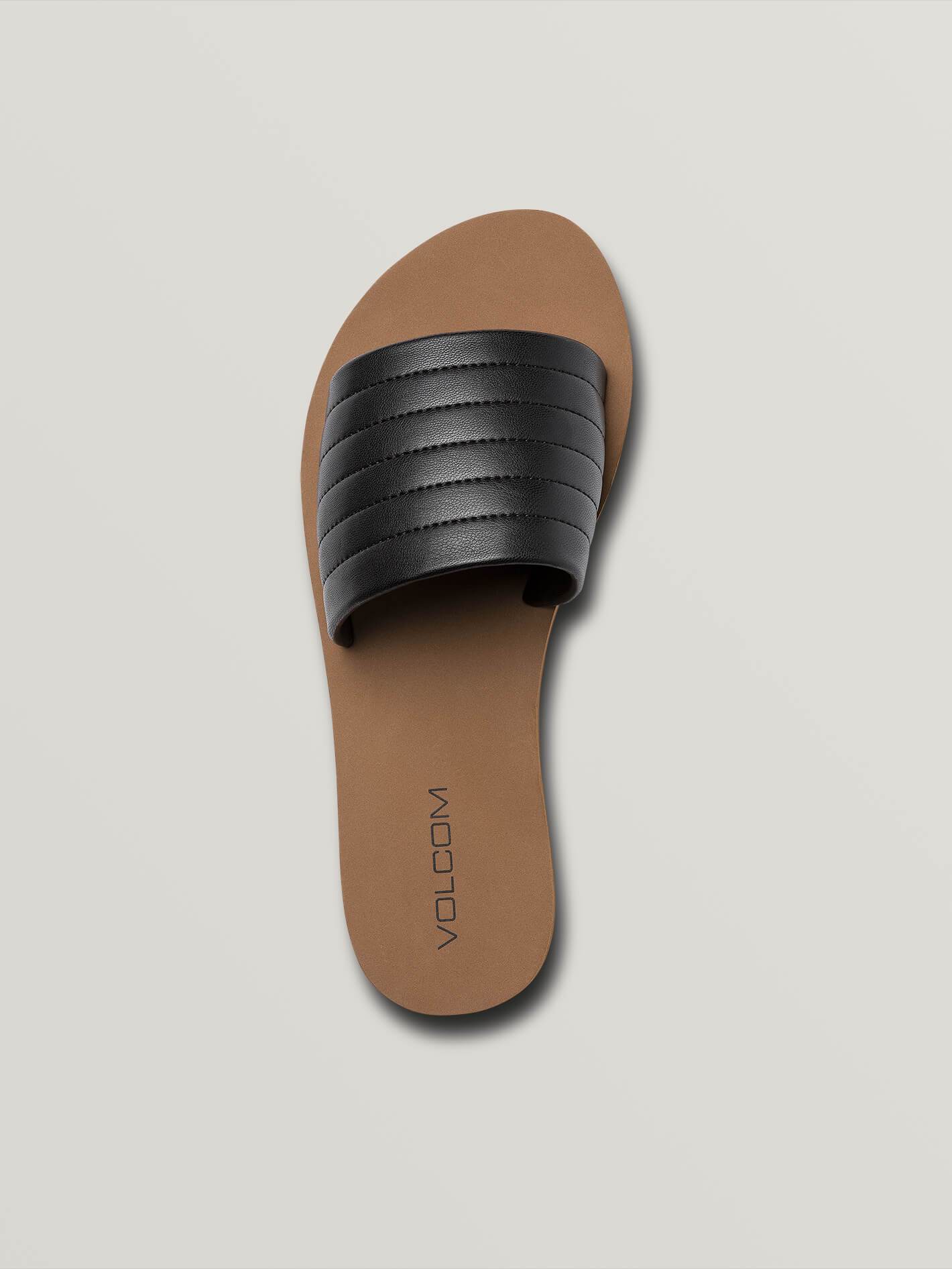 Puff Puff Give Sandals - Black