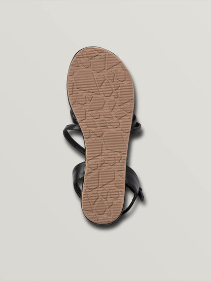 Strapped In Sandals - Black Out