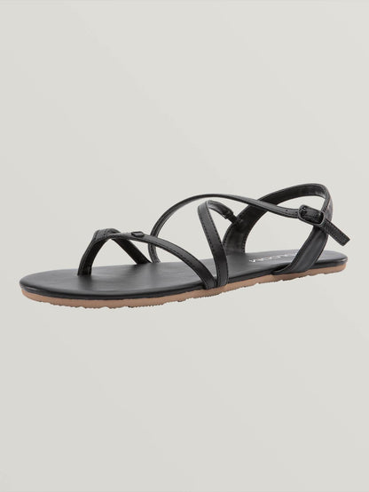 Strapped In Sandals - Black Out