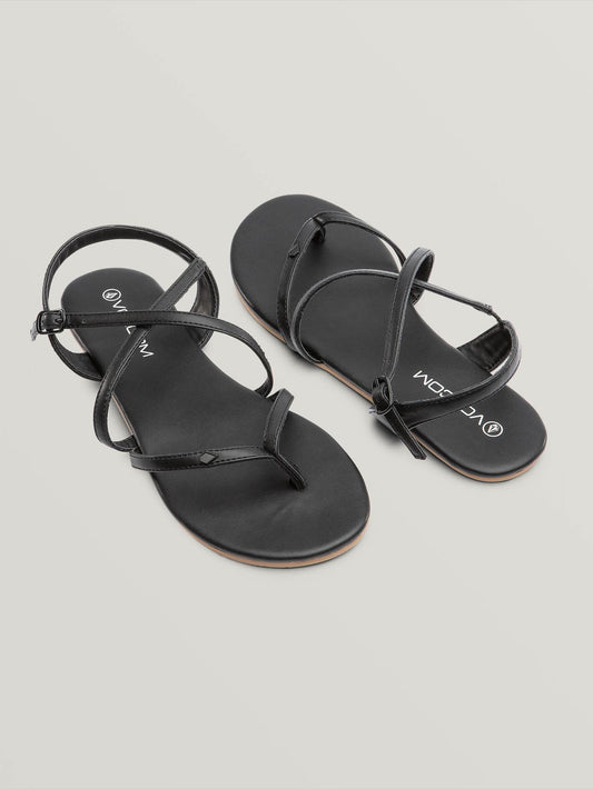 Strapped In Sandals - Black Out
