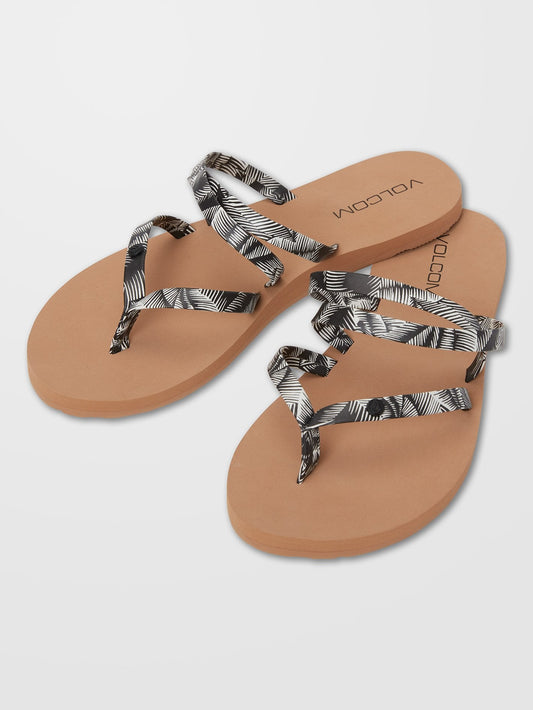 Easy Breezy Ii Sandals - BLACK WHITE