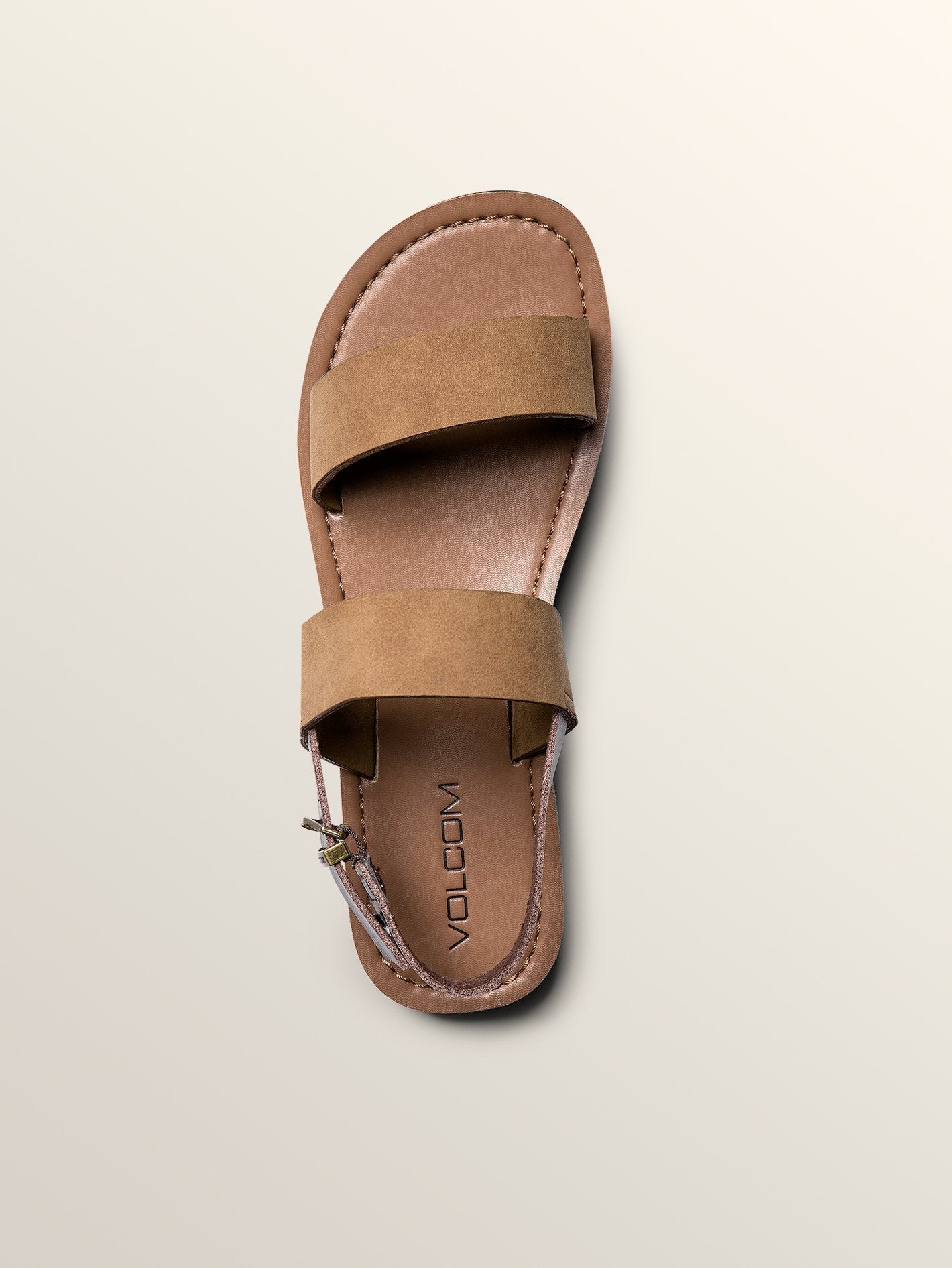 Stone Slide Sandals - Caramel