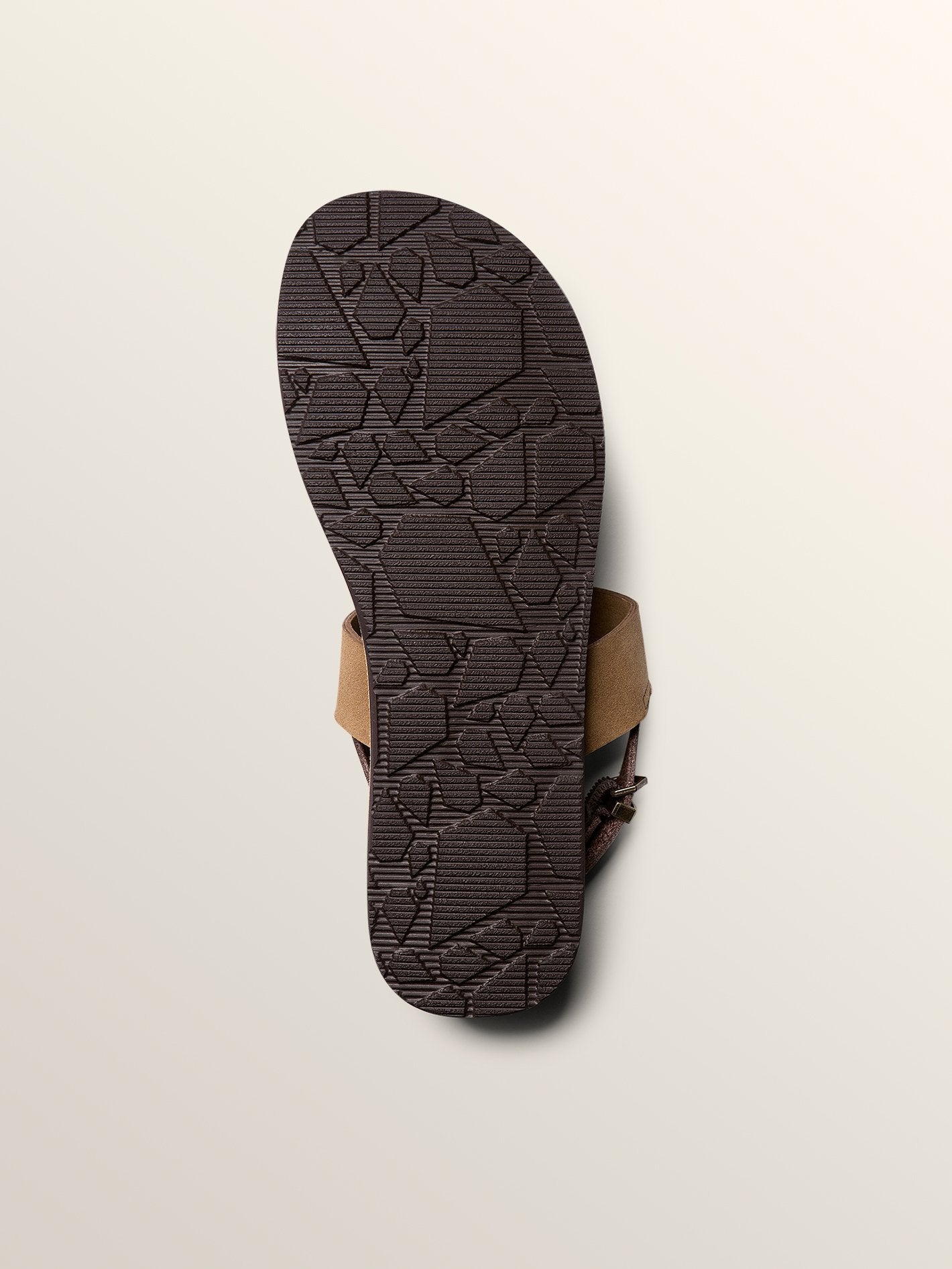 Stone Slide Sandals - Caramel