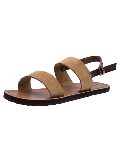 Stone Slide Sandals - Caramel