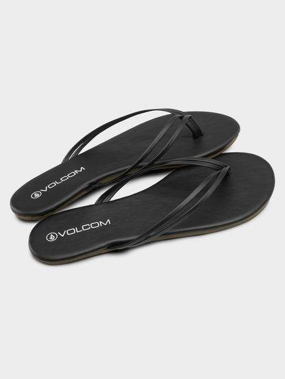 Wrapped Up Sandals - Black