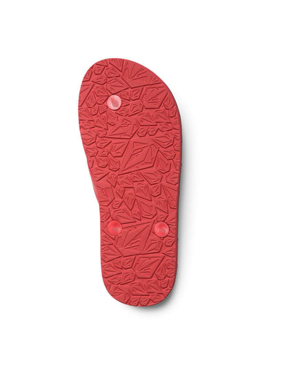 Big Boys Recliner Rubber Sandals - Crimson (Kids)