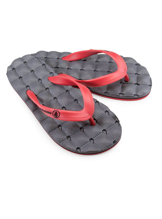 Big Boys Recliner Rubber Sandals - Crimson (Kids)