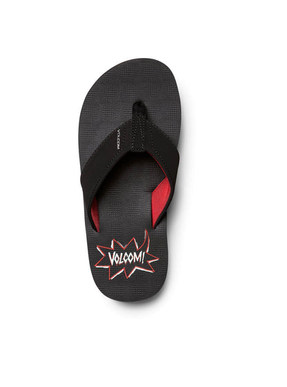 Victor Big Youth Sandals - Black Top (Kids)
