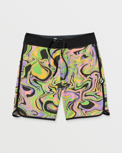 Mod Infuse Scallop Boardshort - STEEL GREY - (KIDS)