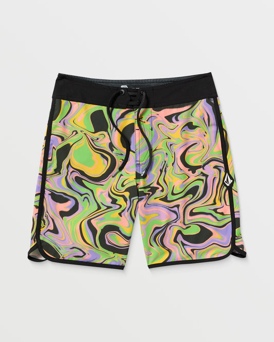 Mod Infuse Scallop Boardshort - STEEL GREY - (KIDS)