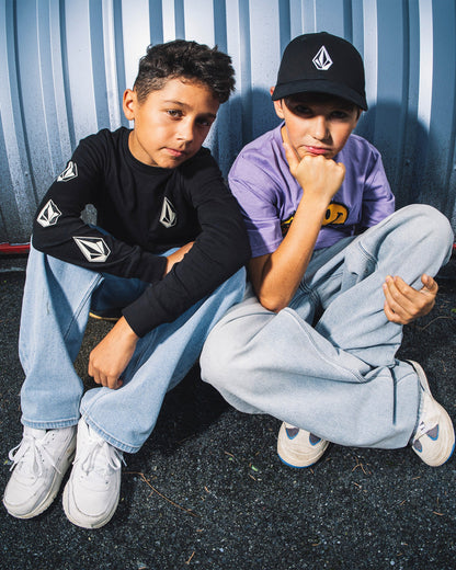 Full Stone Flexfit Cap - Black - (KIDS)